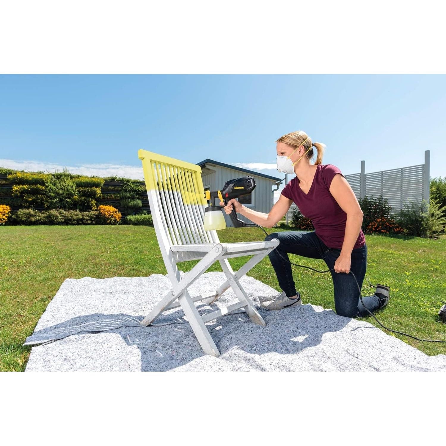 Buy WAGNER,WAGNER Universal W 575 FLEXiO paint sprayer for dispersion/latex paints, varnishes & glazes - Interior Usage, Covers 15 m²-6 min, Capacity 1300 ml/800 ml, 630 W - Gadcet UK | UK | London | Scotland | Wales| Ireland | Near Me | Cheap | Pay In 3 | Tools